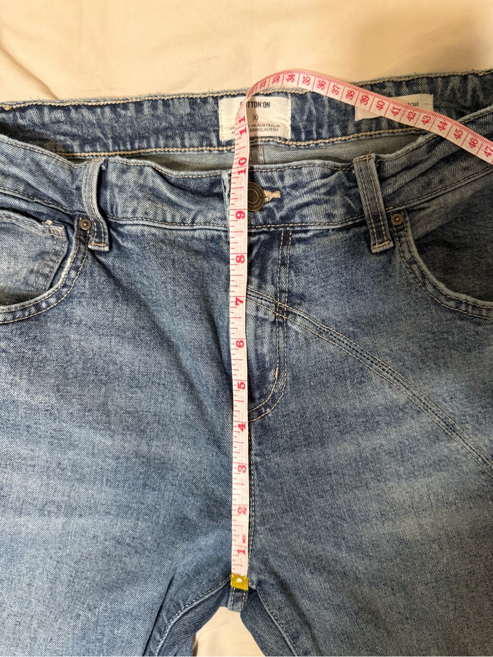 Cotton On Blue Stretch Bootcut Flare Mid-Rise Women’s Jeans 30 - Picture 16 of 16